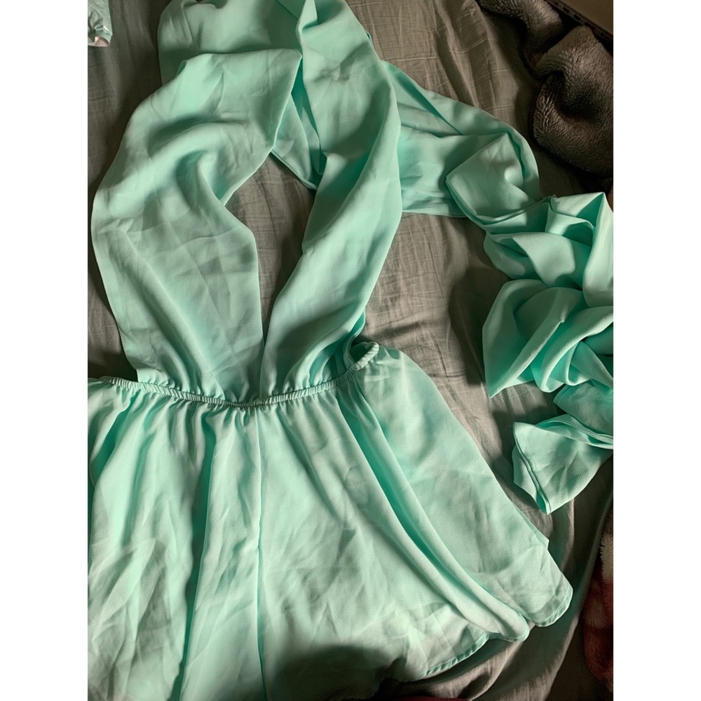 Multiway mint green playsuit